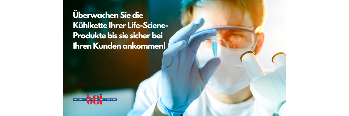 This allows you to safely monitor the cold chain when transporting your life science products! - 