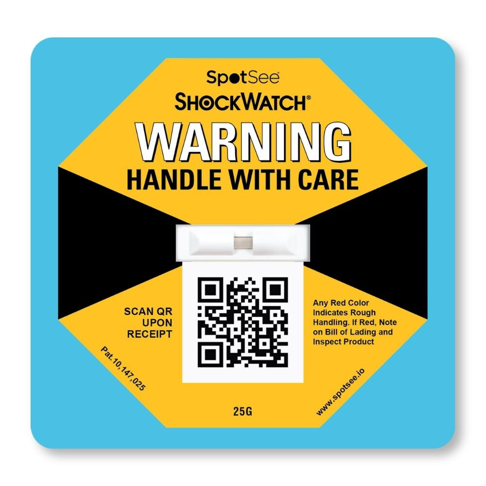 Label ShockWatch® s QR kódem