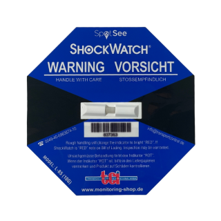 ShockWatch L-85, blau, 10 g / 50 ms