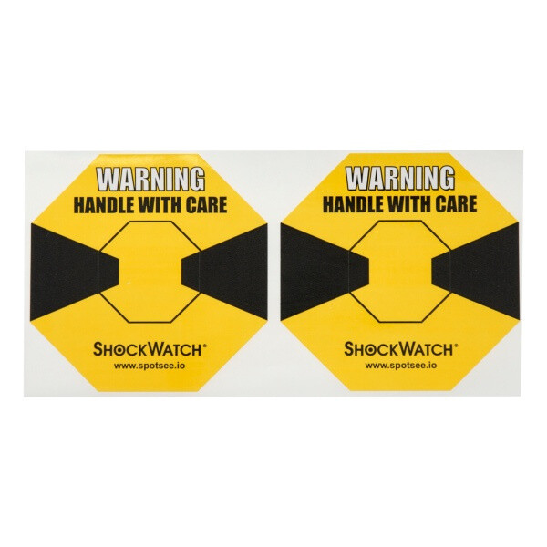 ShockWatch2 schokindicator 25G Geel - Verpakkingen Online