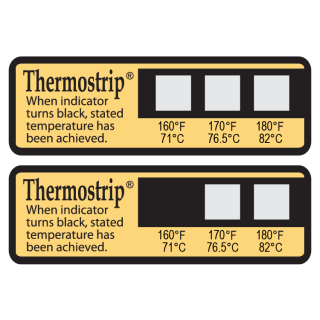 Thermostrip® DL mit drei Temperaturpunkten 71°/76.5°/82 ºC