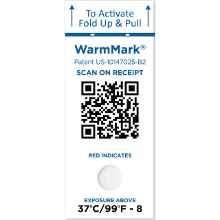 WarmMark® temperature indicator