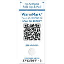 WarmMark® temperature indicator