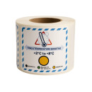 IATA Time & Temperature Label mit visuellem...