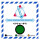 IATA Time & Temperature Label with visual temperature indicator on roll