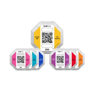 ShockWatch 2® QR-stötindikator – Uppkopplad stötindikator med QR-skanning och molnanslutning