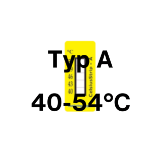 40 °C - 54 °C - 5 Felder